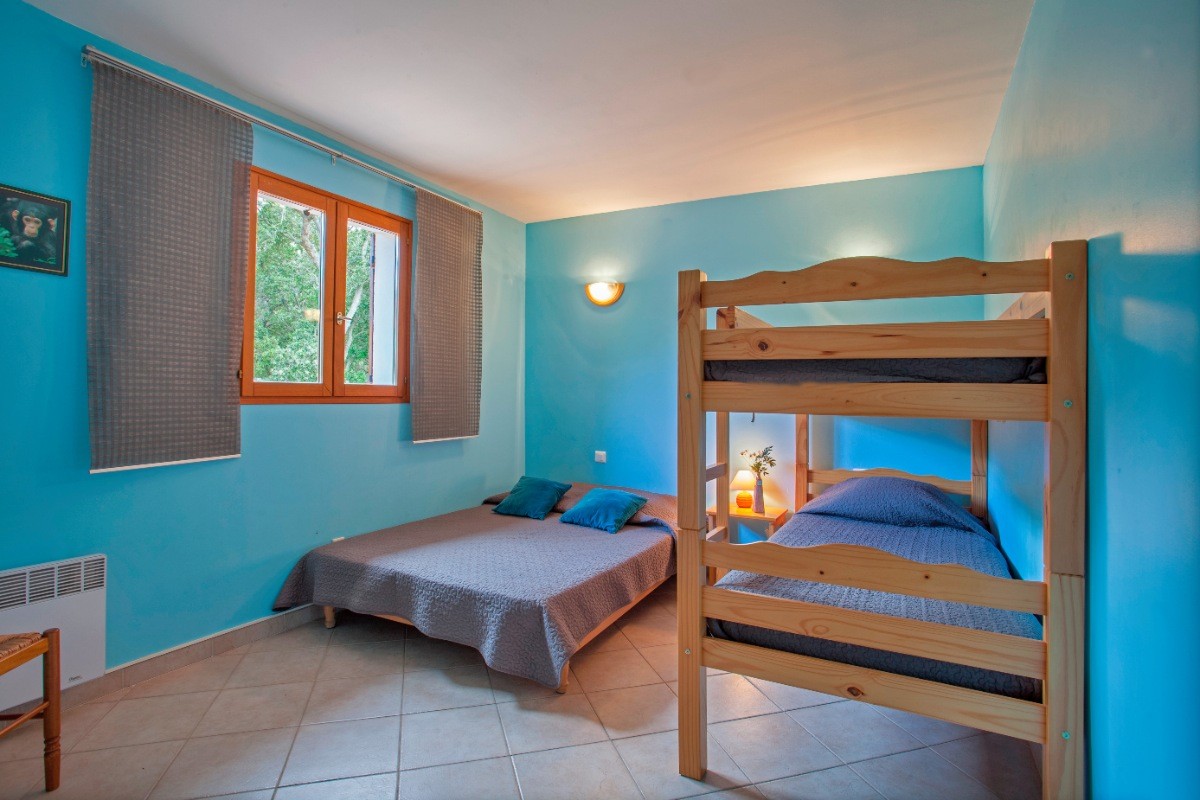 Chambre bleu étage