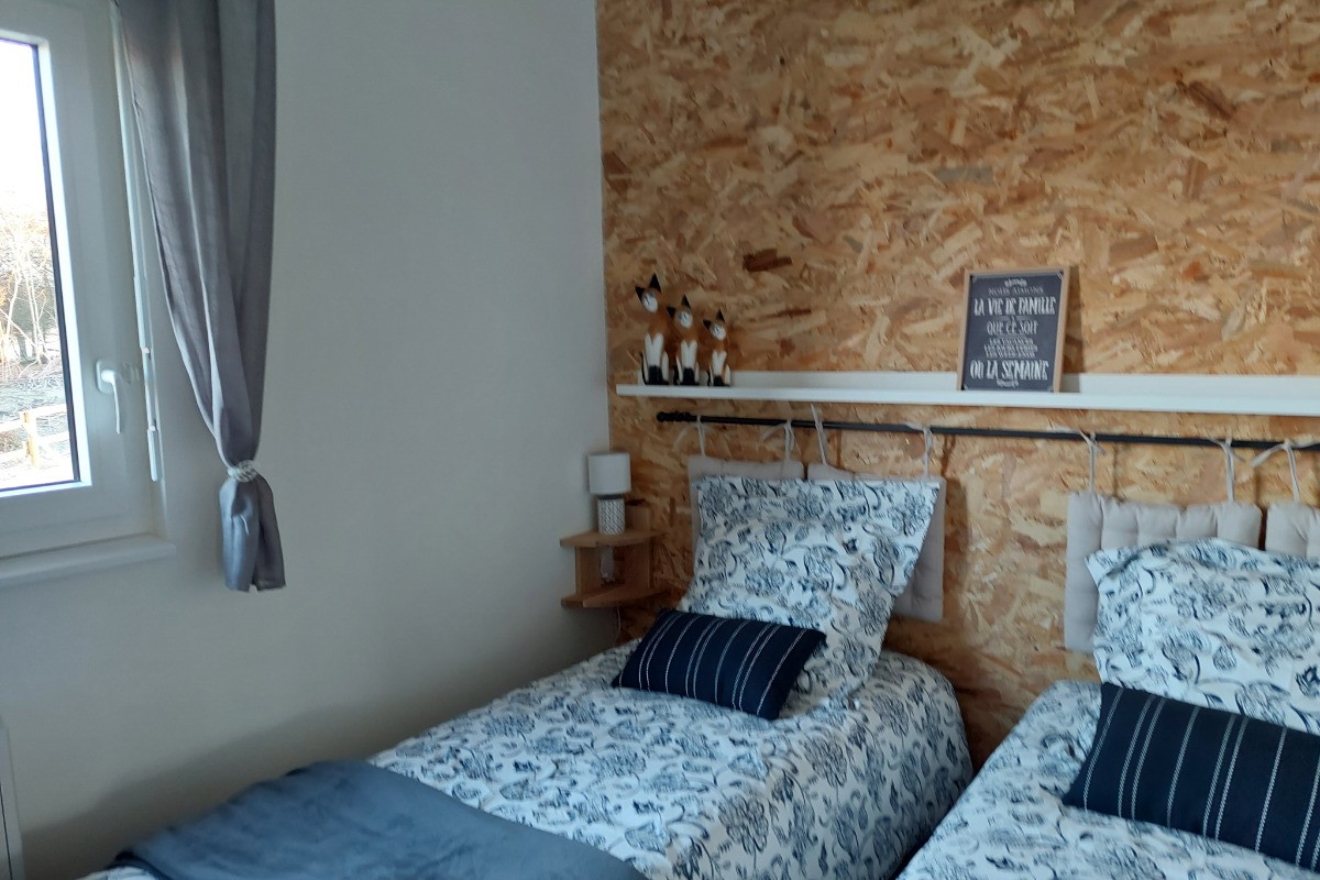 Une 2ème chambre (2 lits 80x200)