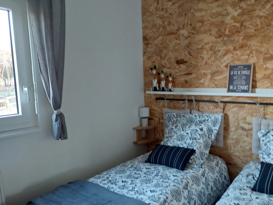 Une 2ème chambre (2 lits 80x200)