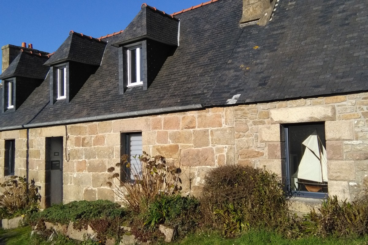 Façade de la maison.