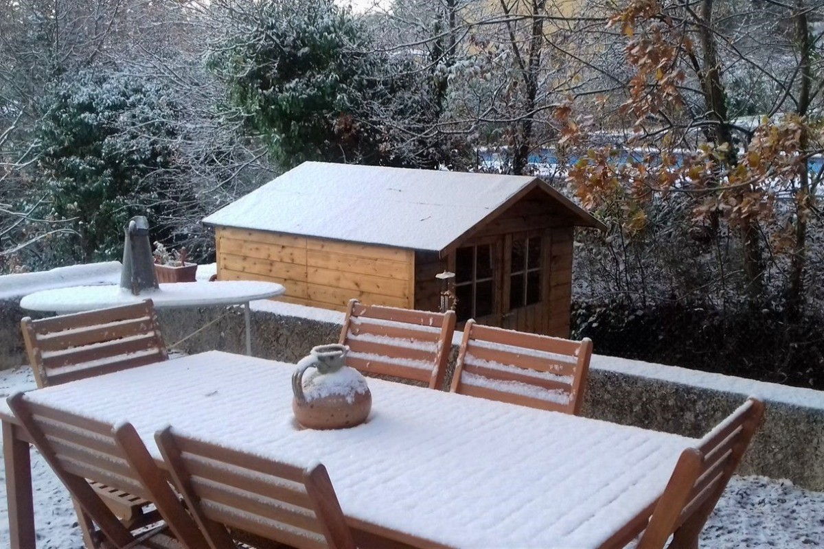 Un jour de neige en Provence