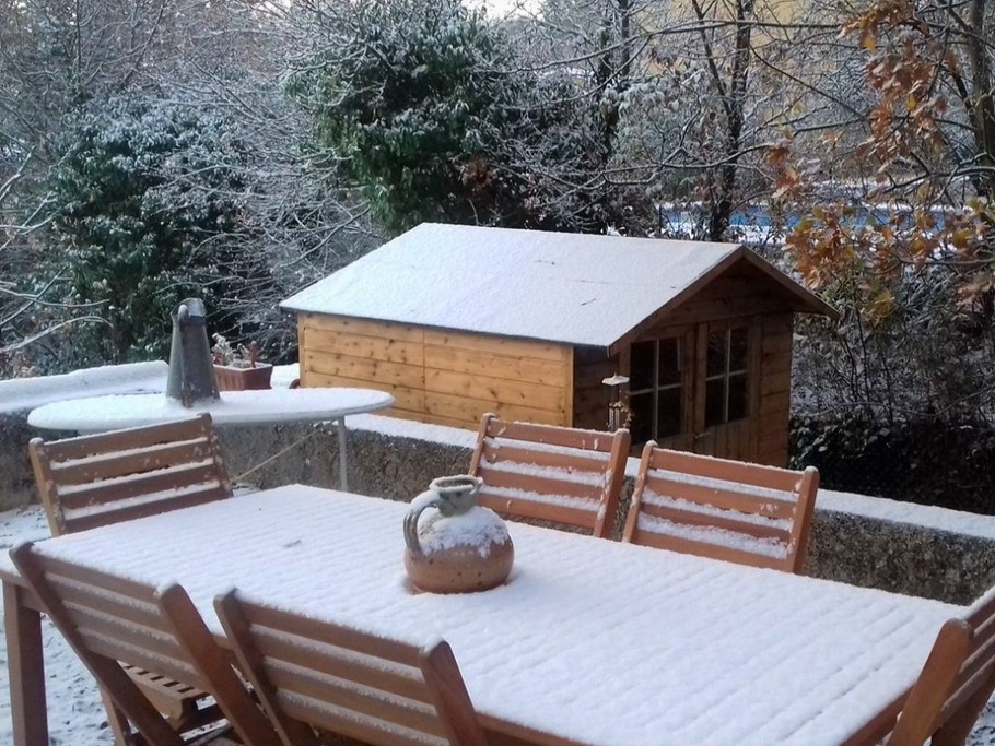 Un jour de neige en Provence