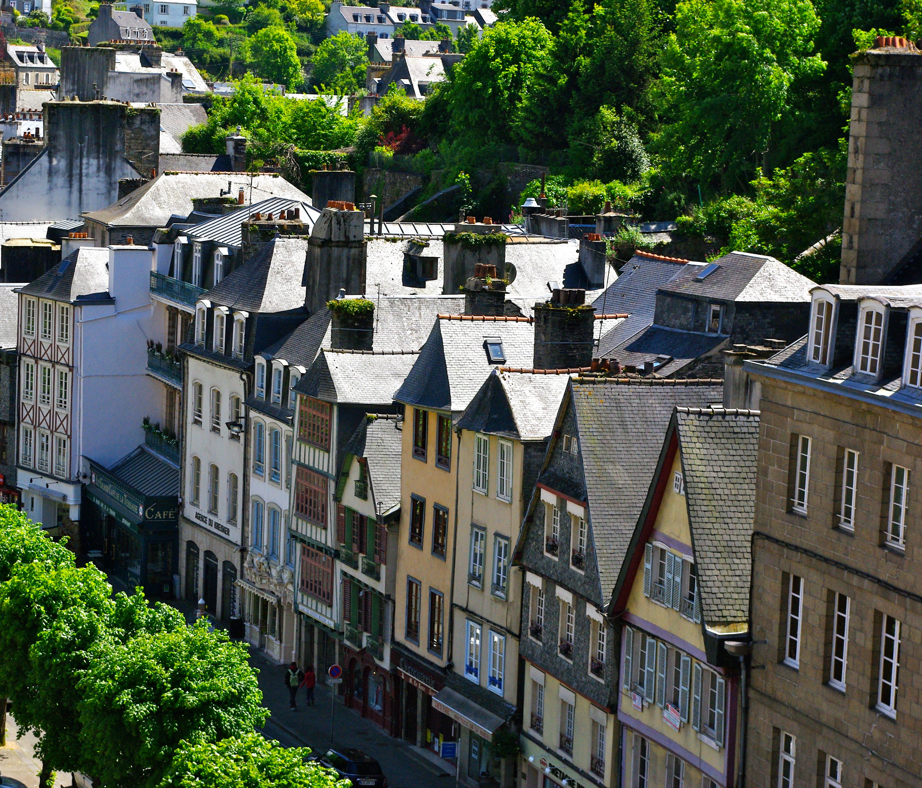 Maisons à colombage à Morlaix
