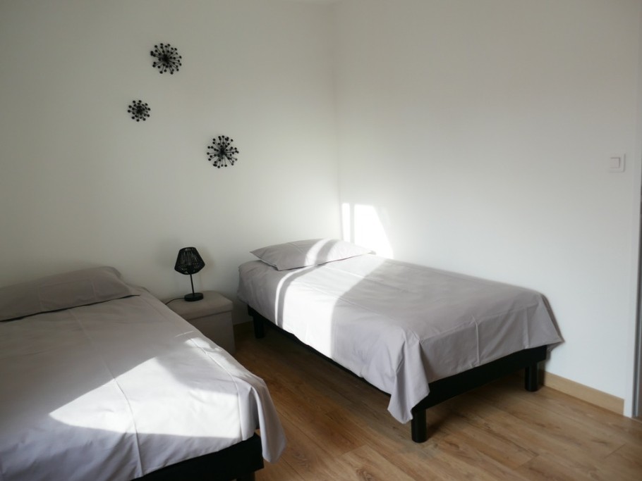Chambre 1 : 2 lits en 90