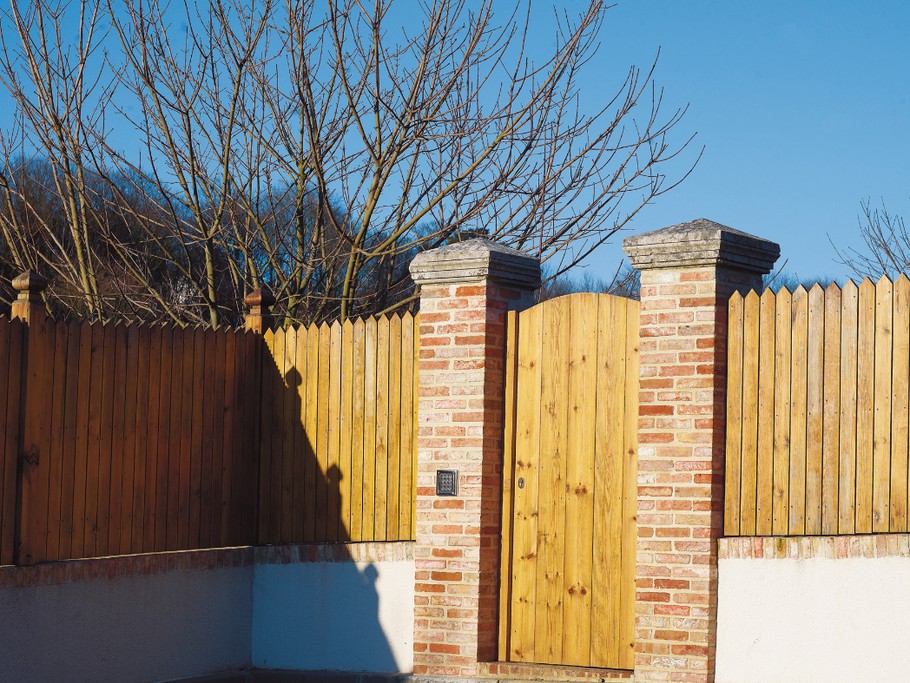 Portillon d'entrée du jardin