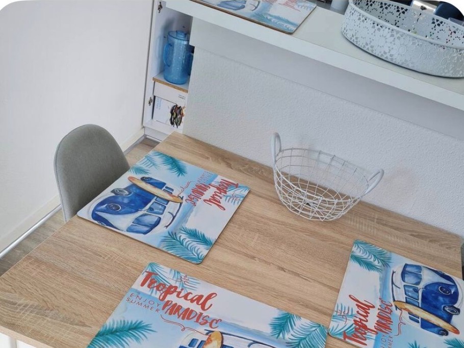 Cuisine et coin repas Mers les Bains Studio Trimaran Hauts de France