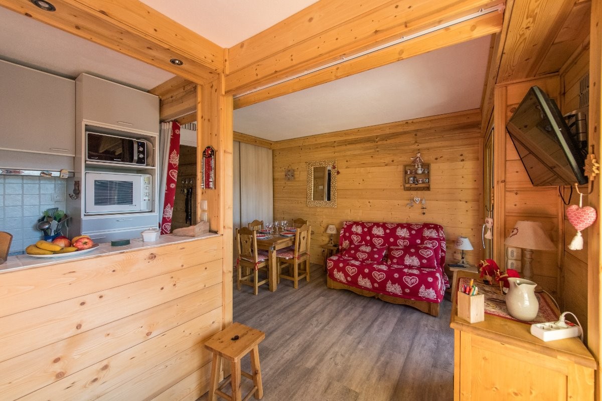 Studio Les Aiguilles n°98 La Toussuire Domaine skiable Les Sybelles