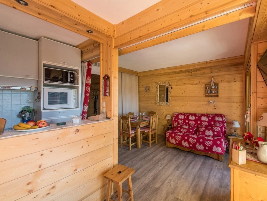 Studio Les Aiguilles n°98 La Toussuire Domaine skiable Les Sybelles