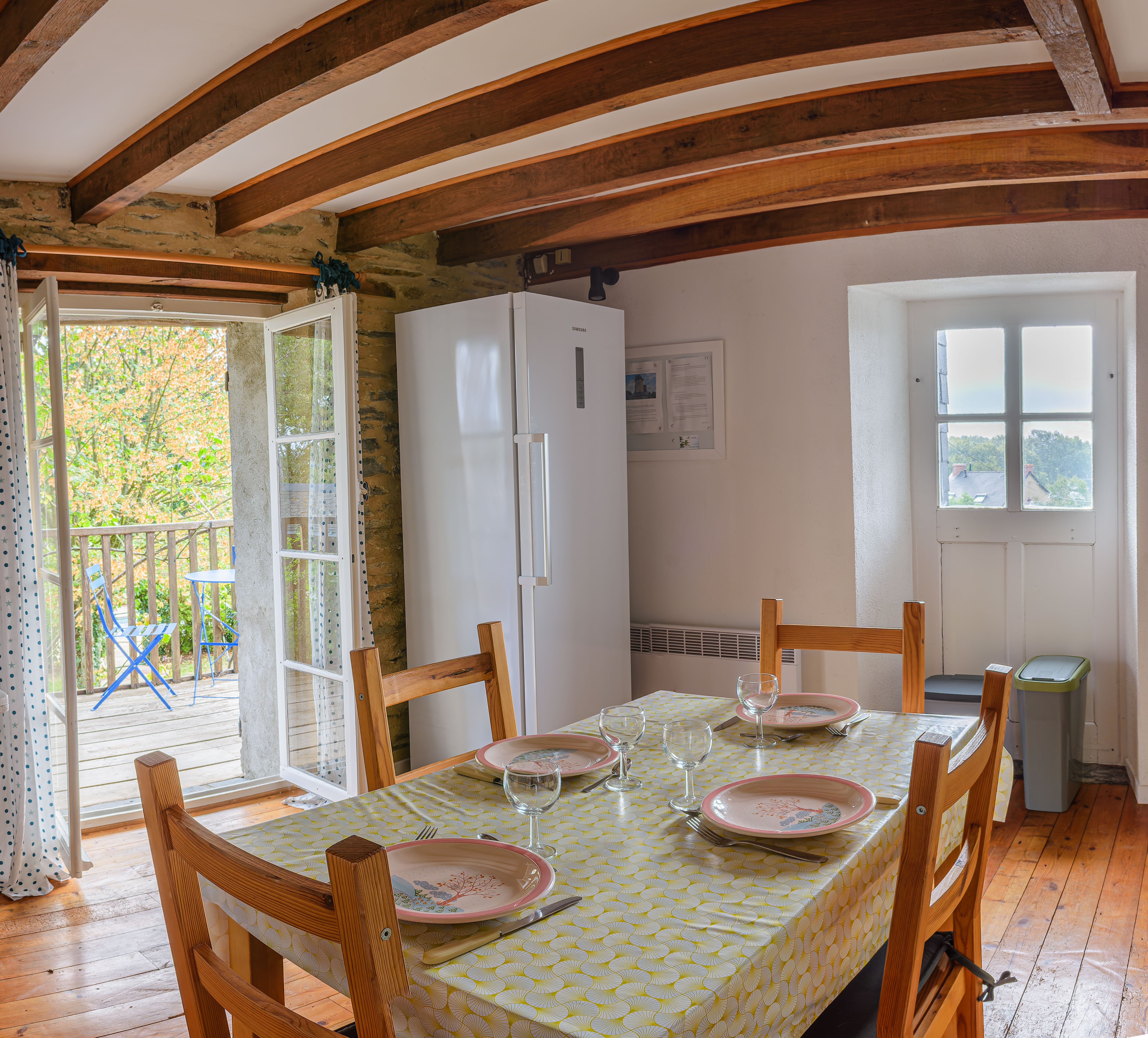 Cuisine ouverture sur terrasse