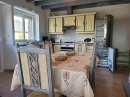 Location vacances, Clévacances, Maison de Tess, séjour salon cuisine