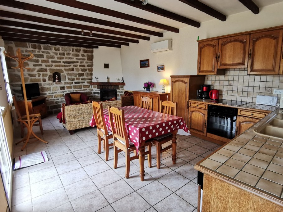 Pièce a vivre donnant sur terrasse