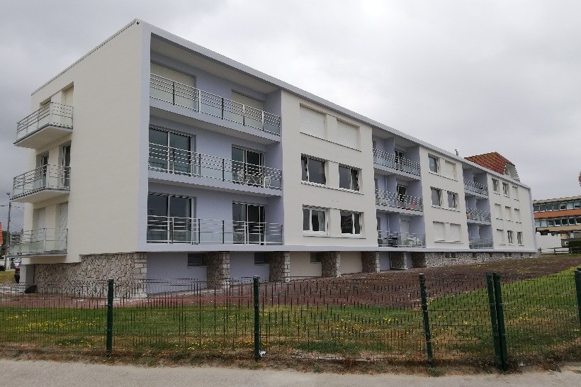 Immeuble côté mer