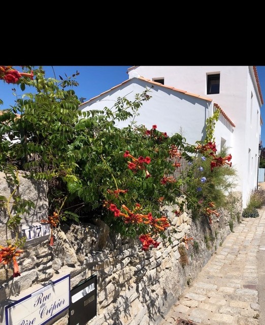 La mer, au bout de la rue du Père Crêpier.