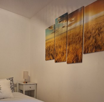 Chambre avec double lit de 180cm de largeur