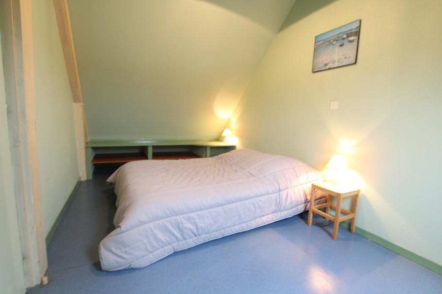 Chambre double à l'étage