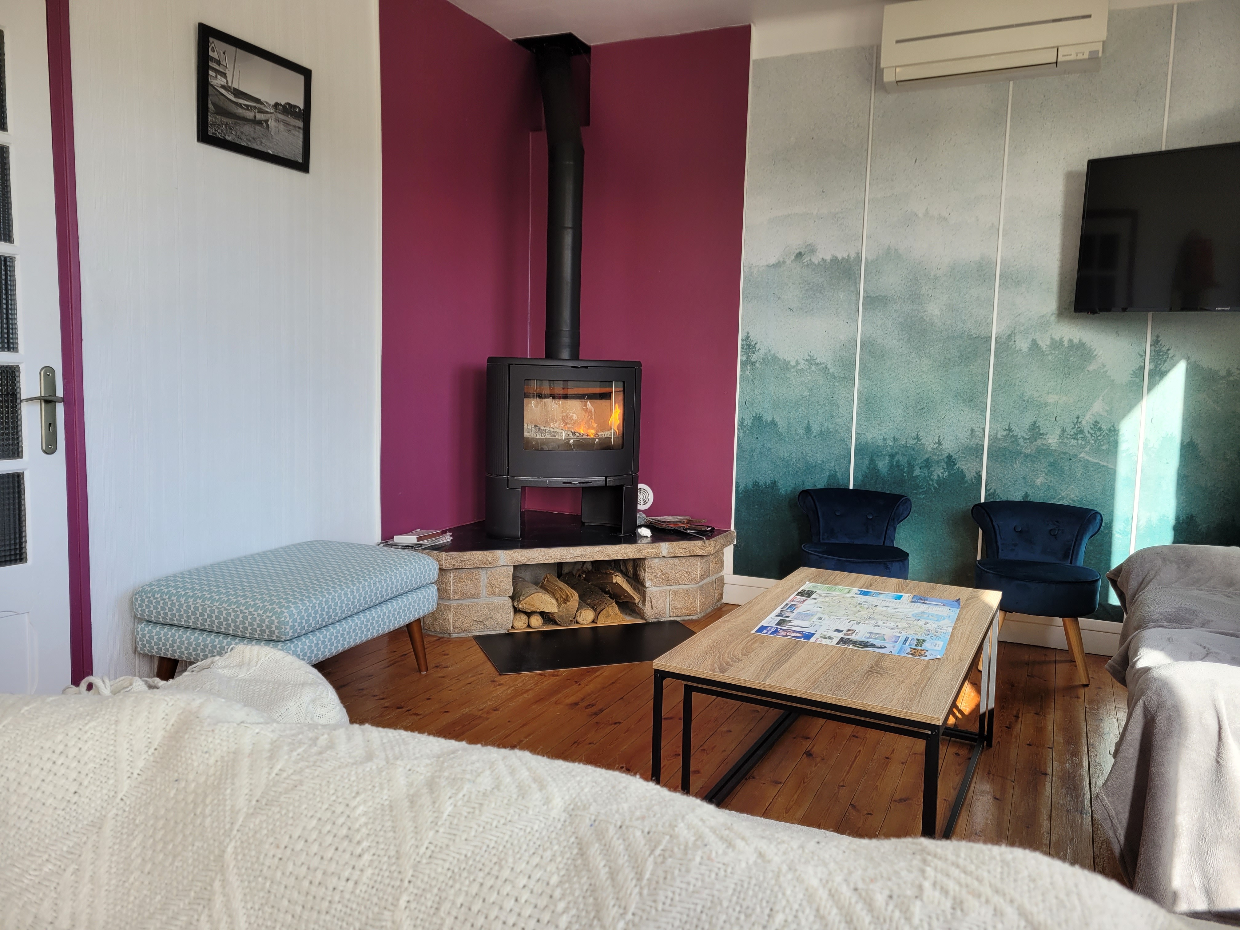 l'Ancre Violette, Bantas, Ploubazlanec, Loguivy, living room