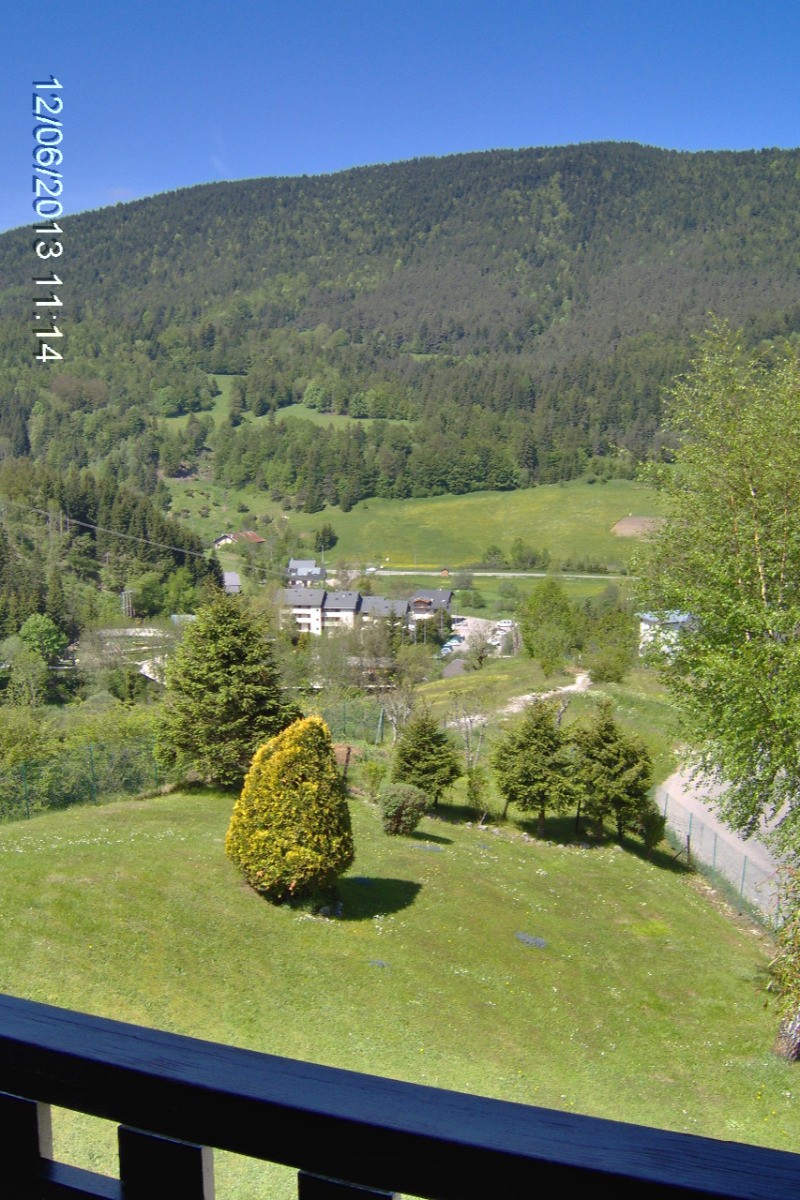 vue du balcon