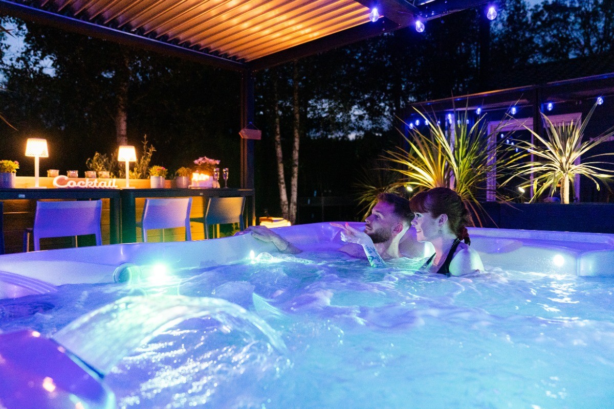 Un SPA à la lueur des bougies et surtout des étoiles...