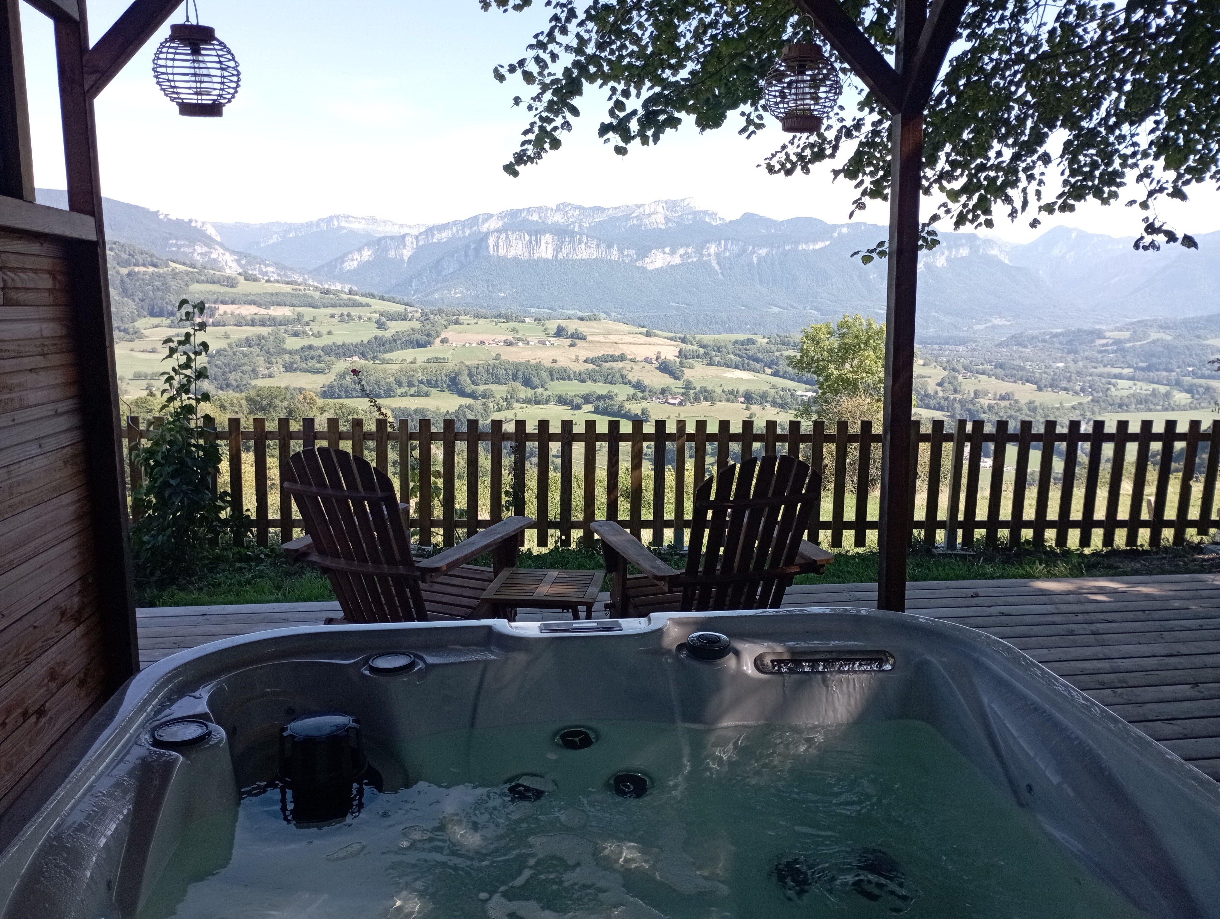 Vue du spa