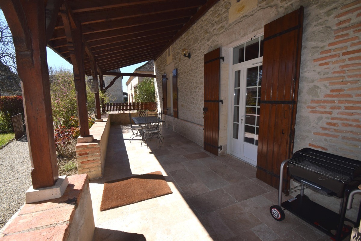 terrasse gîte