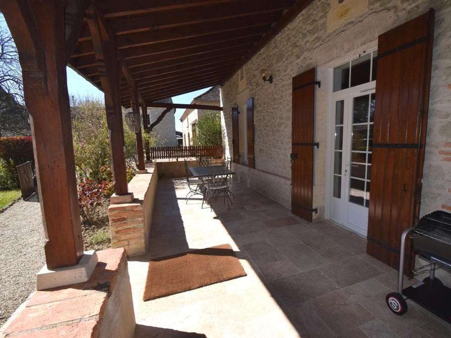 terrasse gîte