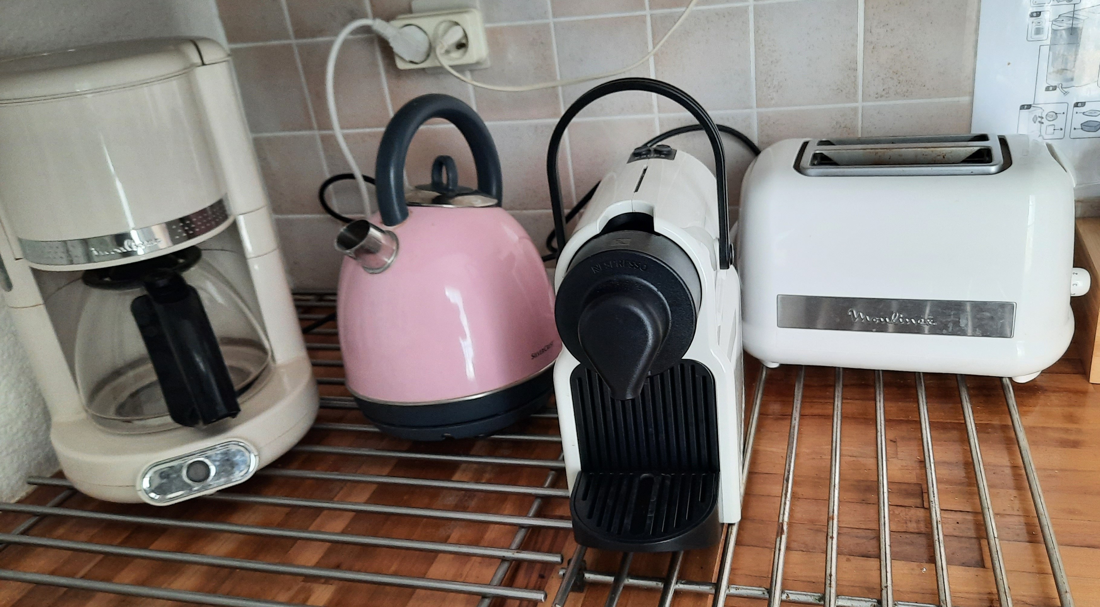 Cafetière, Bouilloire,Expresso,Grille Pain,