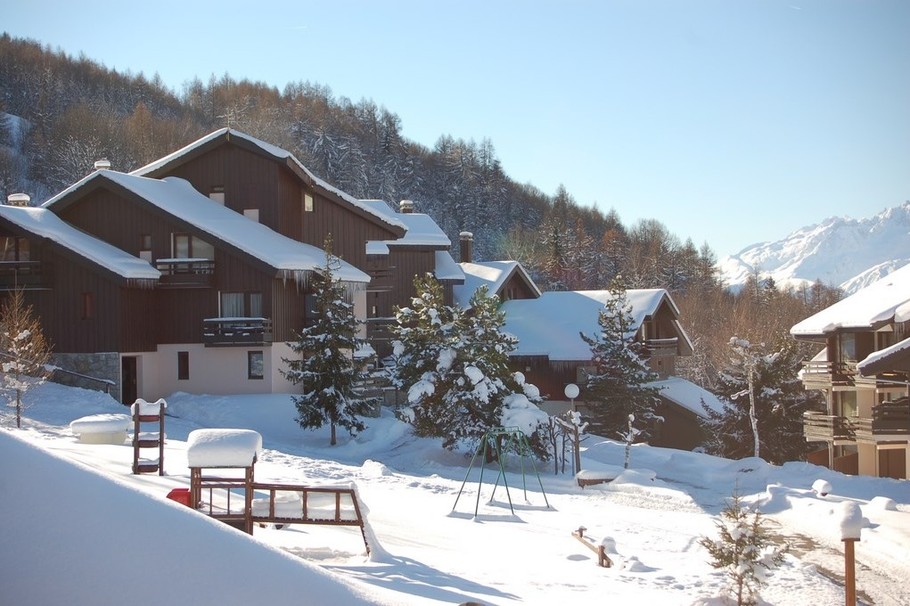 Vue ouest depuis la cuisine du chalet