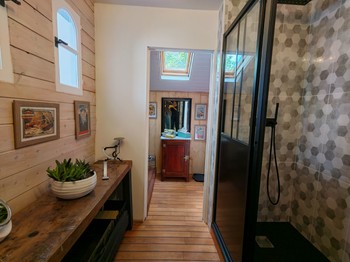 Salle d'eau Lotus Bleu - l'Atelier