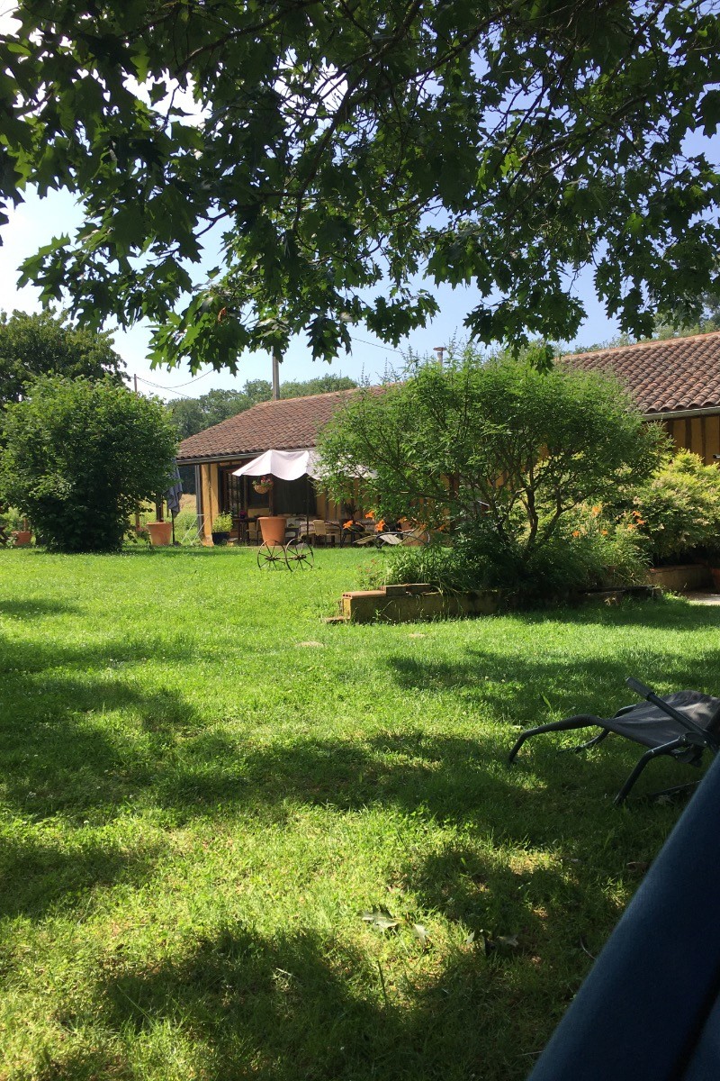 Le jardin devant le cottage