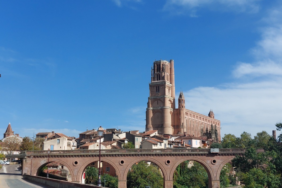 Gîte Clévacances - Logis du Castelviel - Albi - Tarn - Occitanie Sud Ouest - Vue sur Cathédrale Saint Cécile