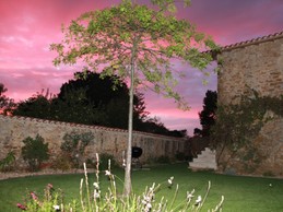 Coucher de soleil sur le Domaine