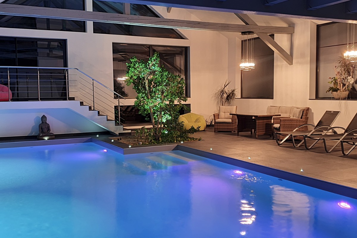 Piscine agencement Hiver