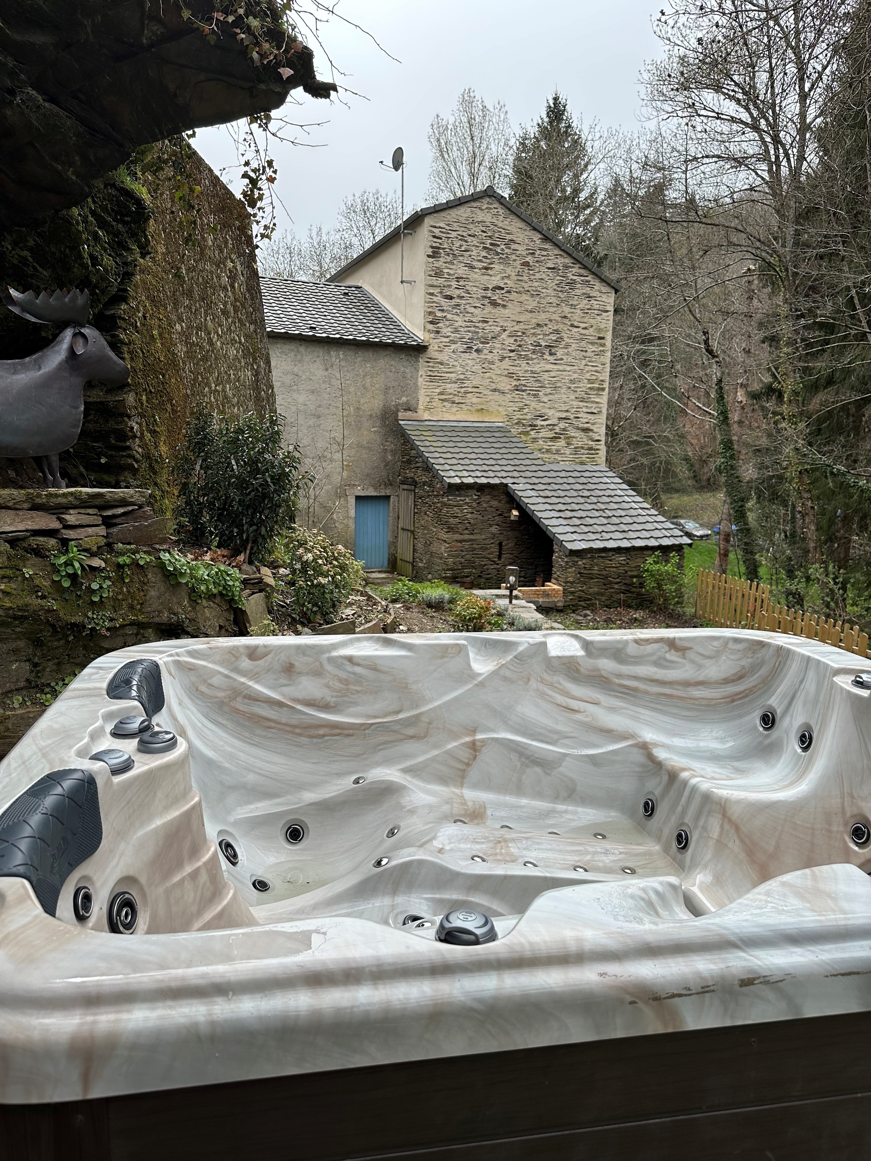 Jacuzzi dans un cadre remarquable