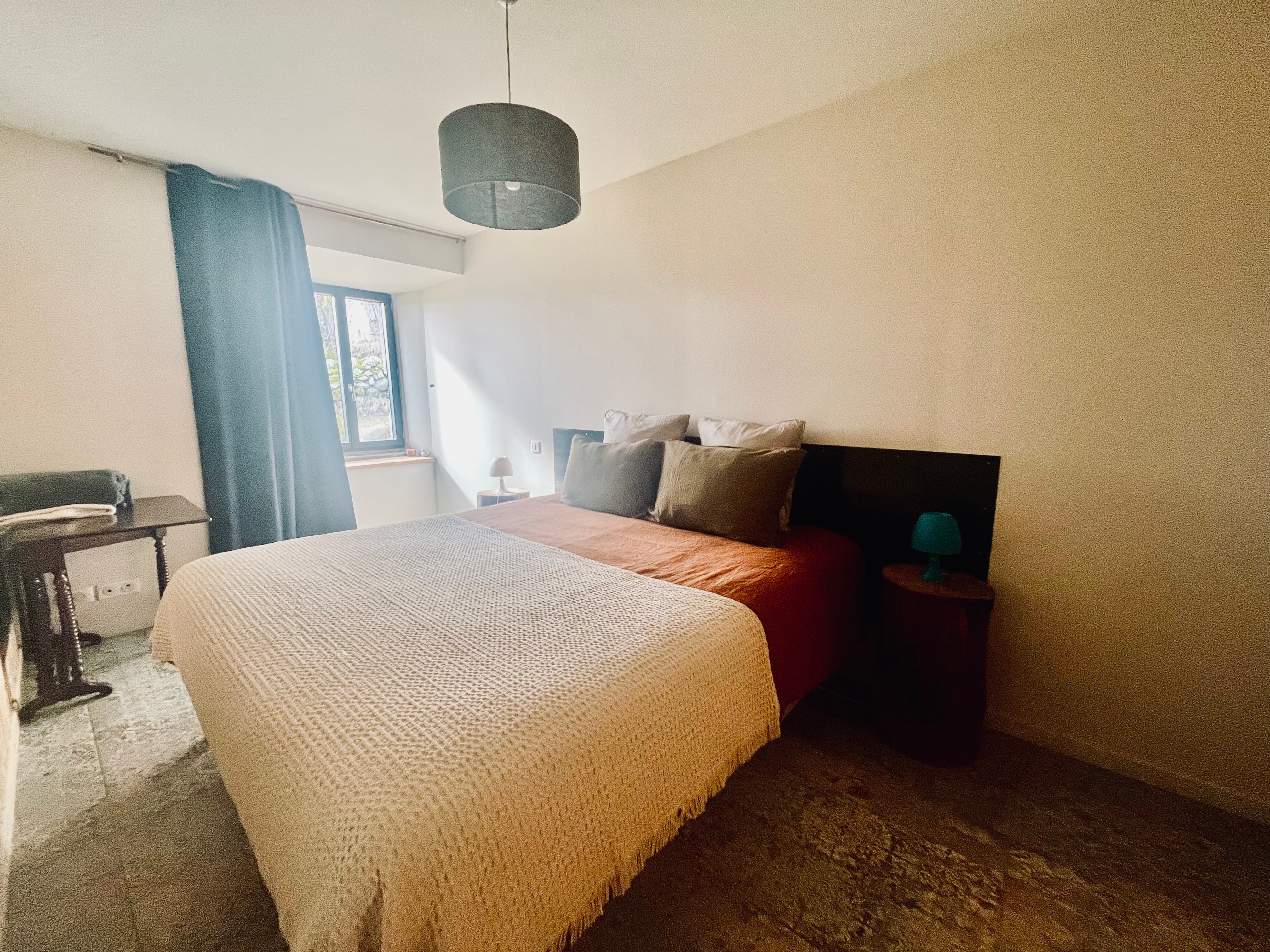 Bedroom with king-size bed