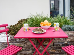 Repas en terrasse