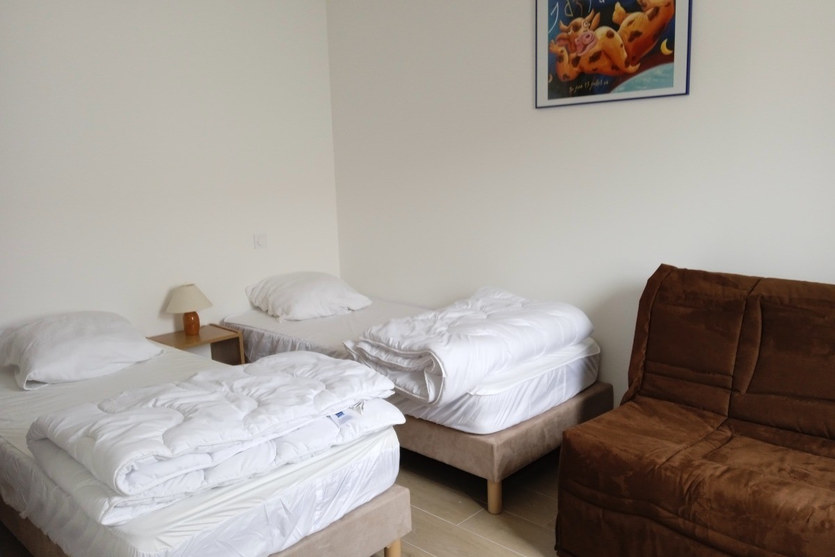 Chambre 3 avec deux lits en 90