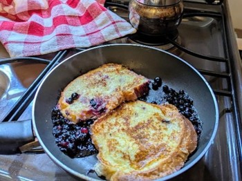 Pain perdu aux brimbelles