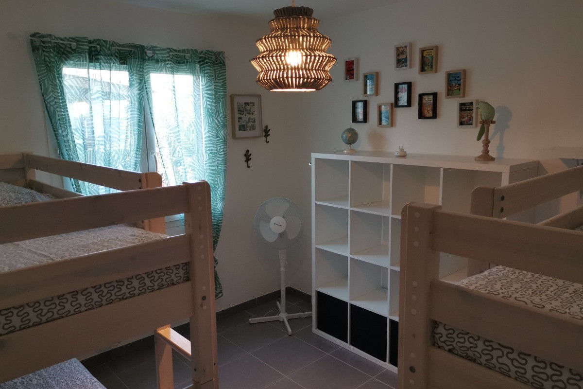 Chambre dortoir 4 lits