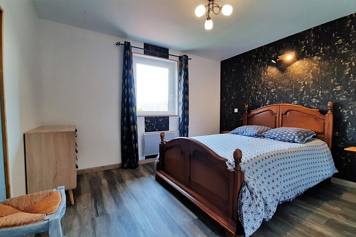 2ème niveau - chambre n°2 - 1 lit en 140x190 cm