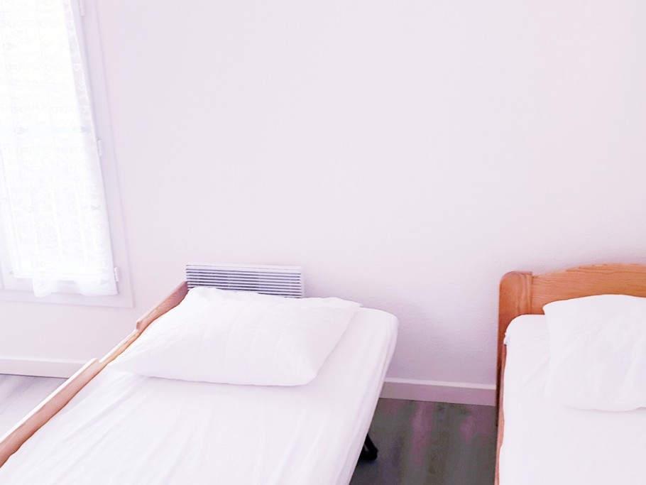 Chambre 2 lits 1 pers