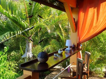 Bungalow Bois avec jacuzzi privatif - Poz Lagon chambre d'hôtes la Saline les bains