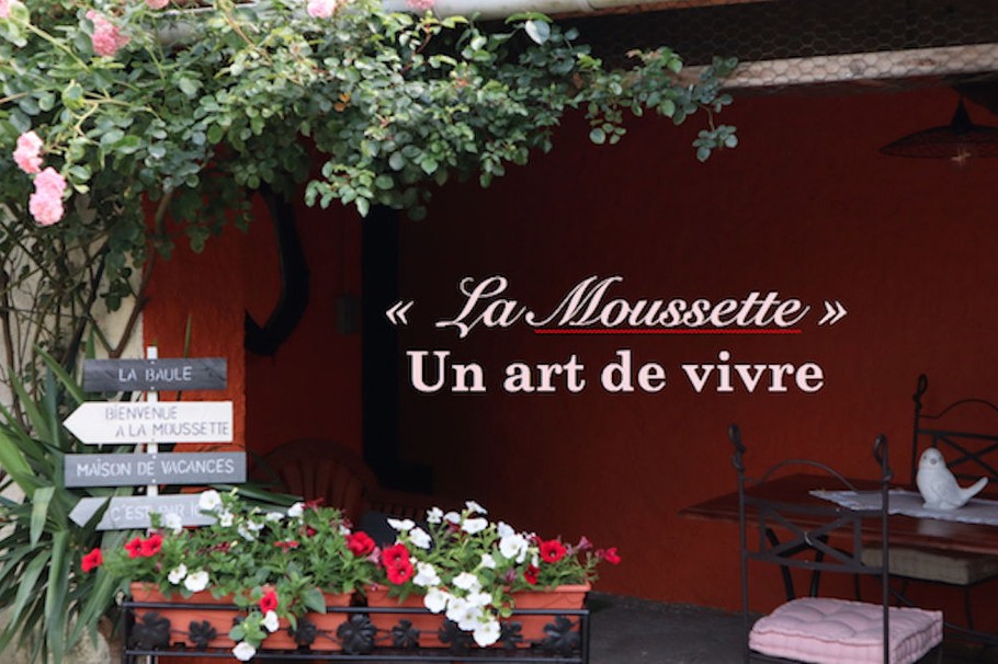 La Moussette est  un véritable art  de vivre,il fait bon vivre et se reposer pour quelques jours 'voyage d'affaire ou tourisme de vacances