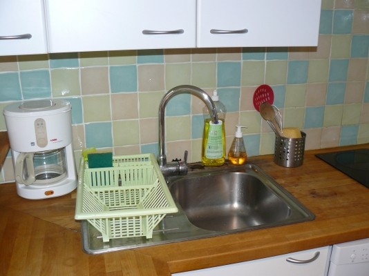 Gros plan sur la cuisine