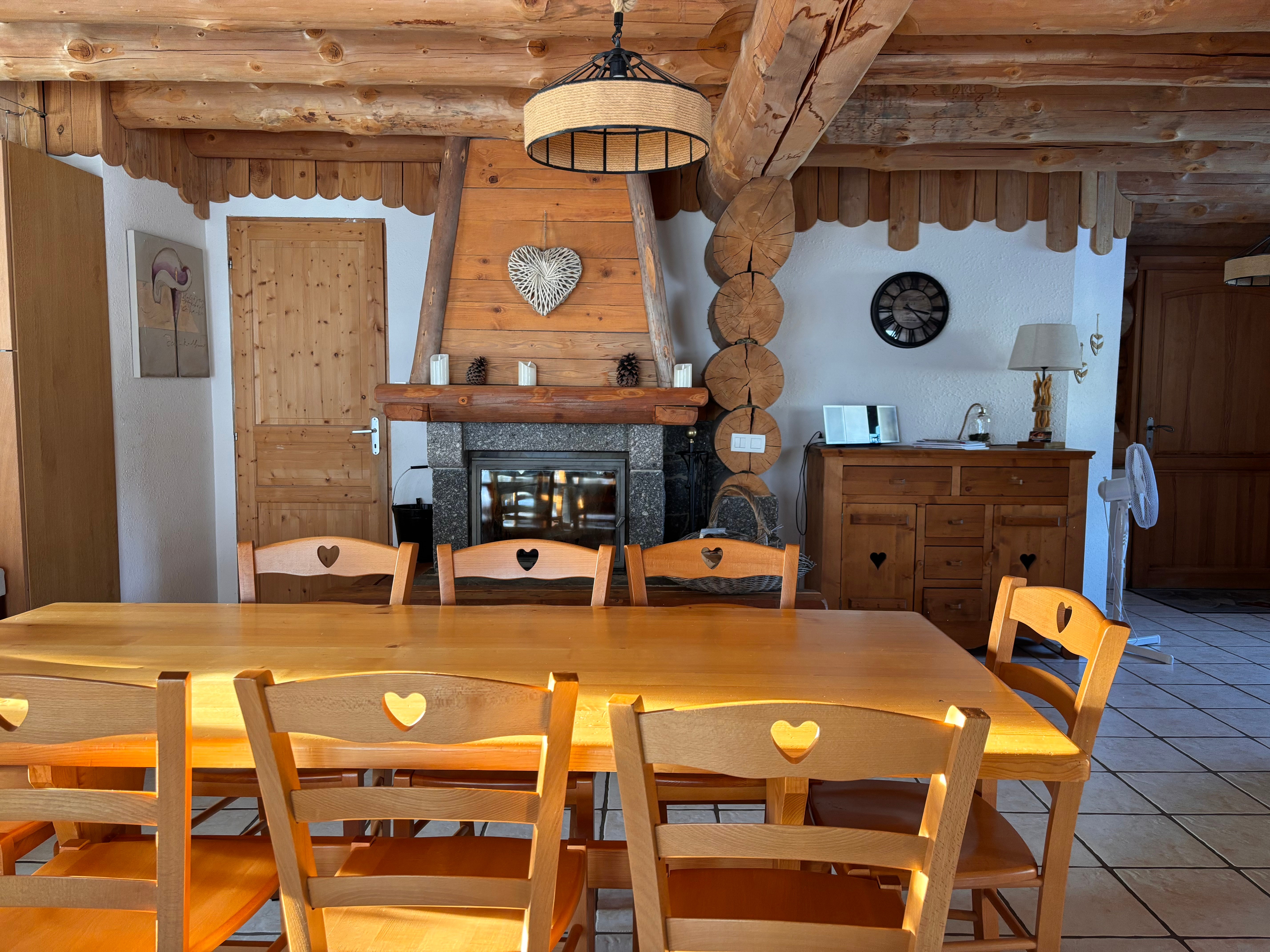 Séjour  - Le Chalet en rondins, La Bresse