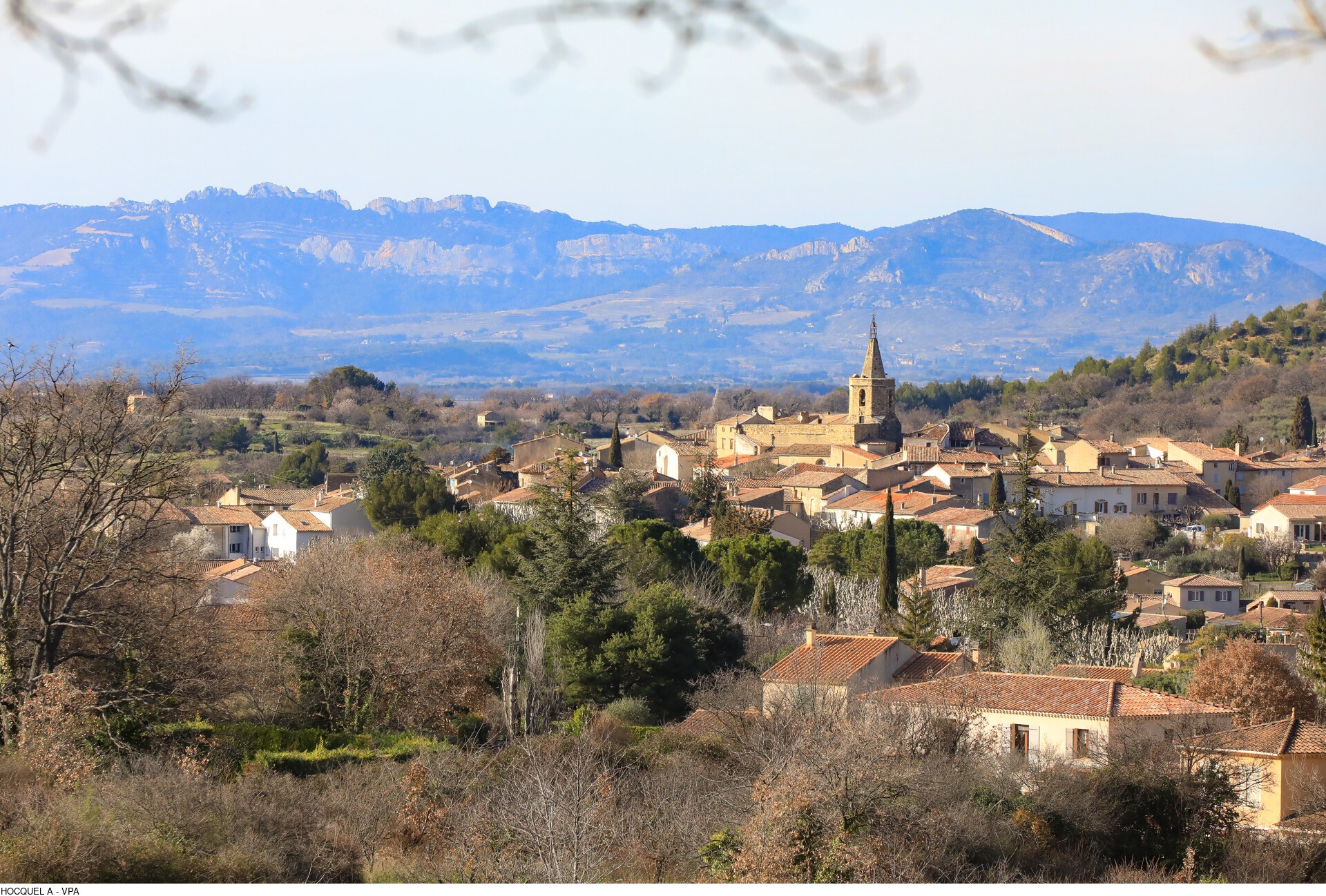 Mallemort du Comtat en hiver 