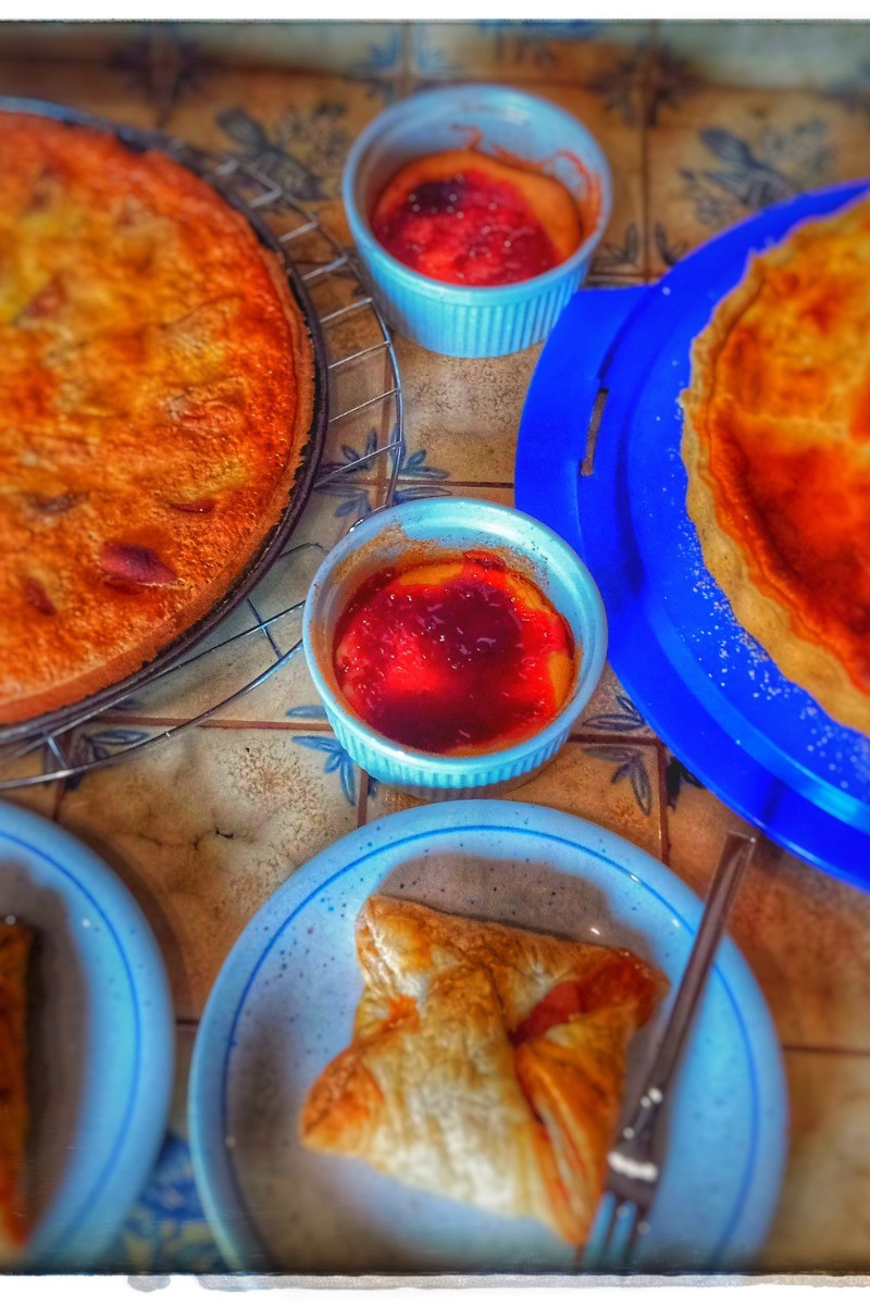 Pâtisserie Maison - Cheesecake allemand - Tarte aux pommes à l'Alsacienne - Chaussons aux pommes