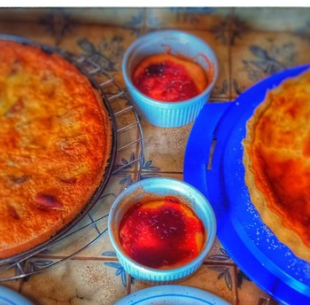 Pâtisserie Maison - Cheesecake allemand - Tarte aux pommes à l'Alsacienne - Chaussons aux pommes