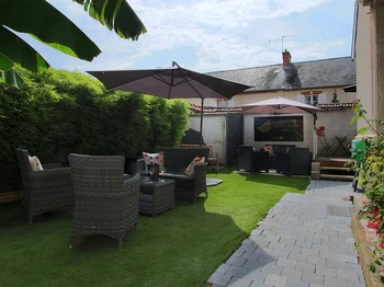 Jardin et terrasse - B&B l'Iliade - Bouzy