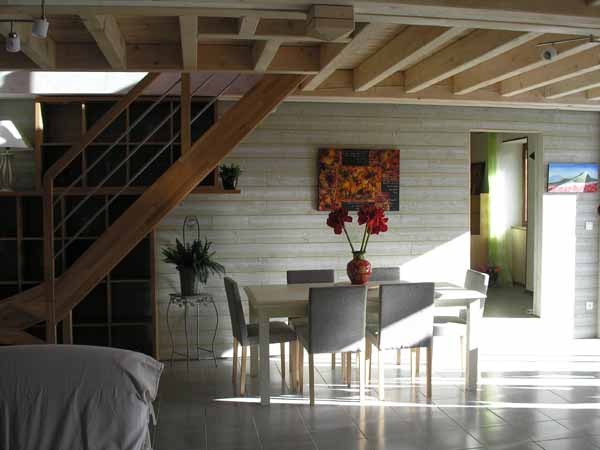 Aloreedubois, gîte 6 pers., Saint Ours les Roches, Puy de Dôme, Pièce de vie