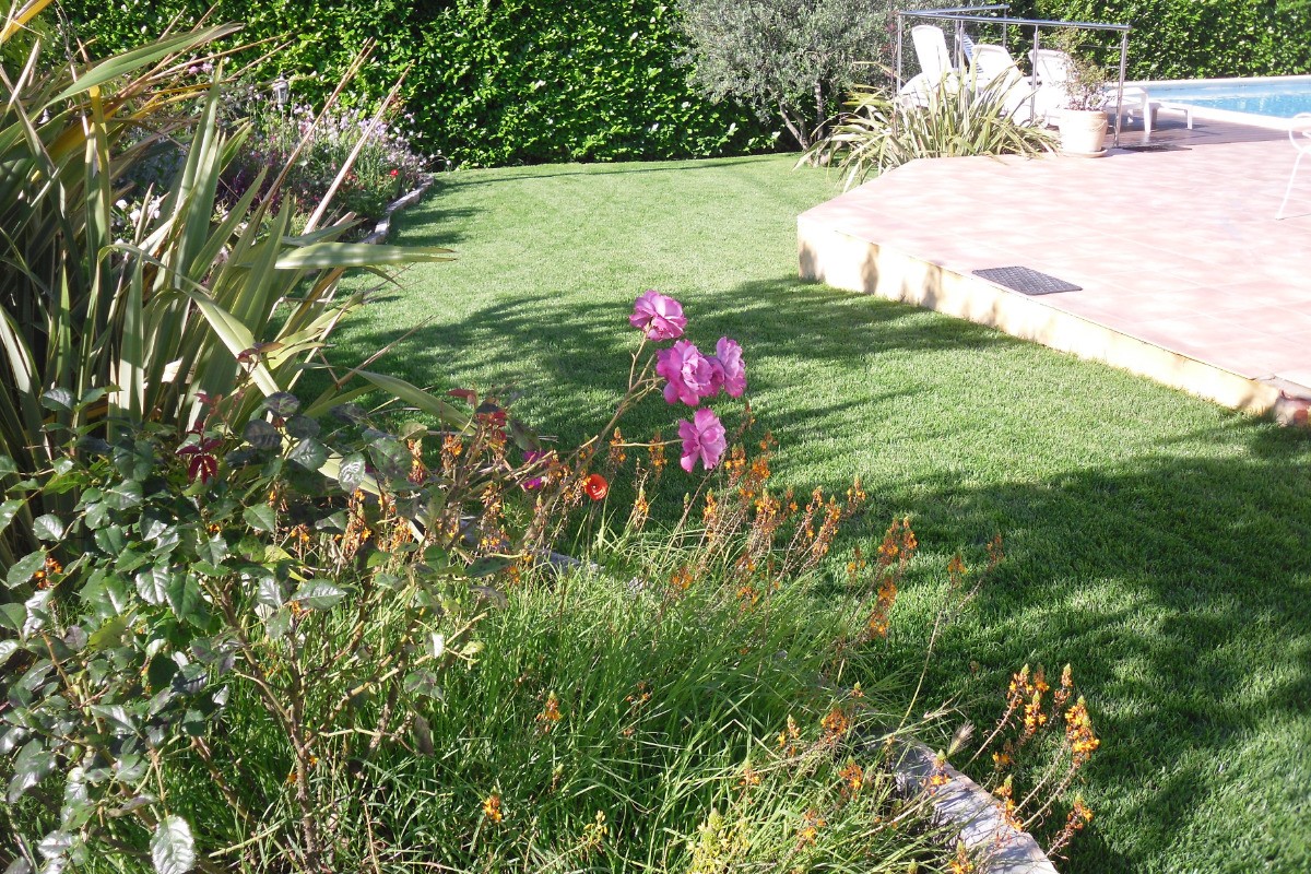 Jardin, le Mas des Roses, Sanary-sur-Mer, Var, Côte d'Azur